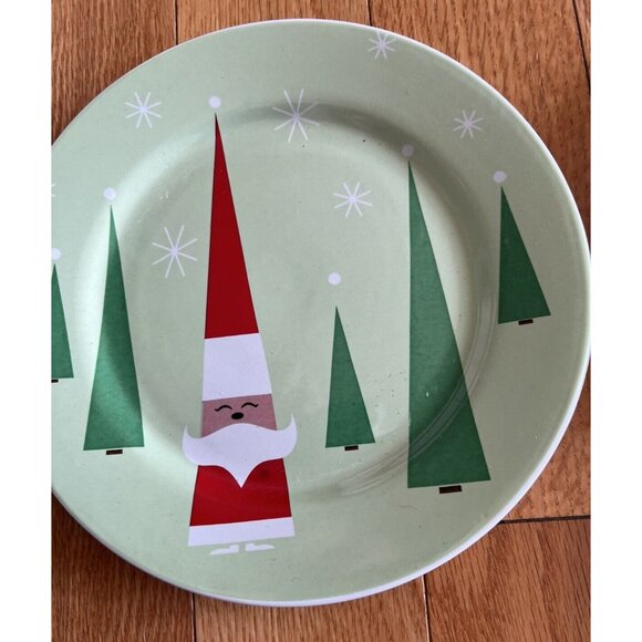 Rosanna Studio Salad Dessert Plates 8.25” Christmas Lot Of 2 - Picture 2 of 4